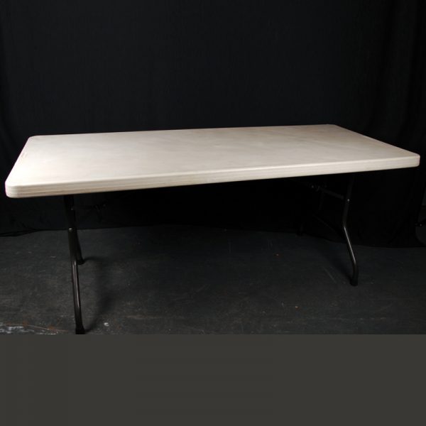 Trestle Table 6' x 2' 6" ( Seats 6 )