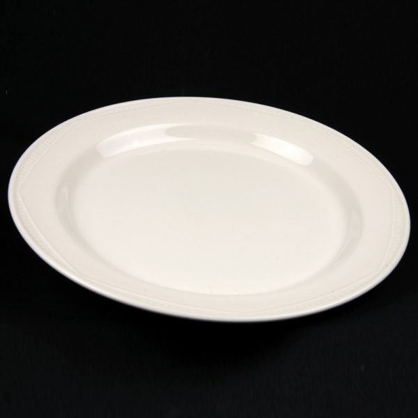 DINNER PLATE 11"WHITE CROCKERY HIRE