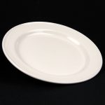 DESSERT PLATE White Crockery Hire