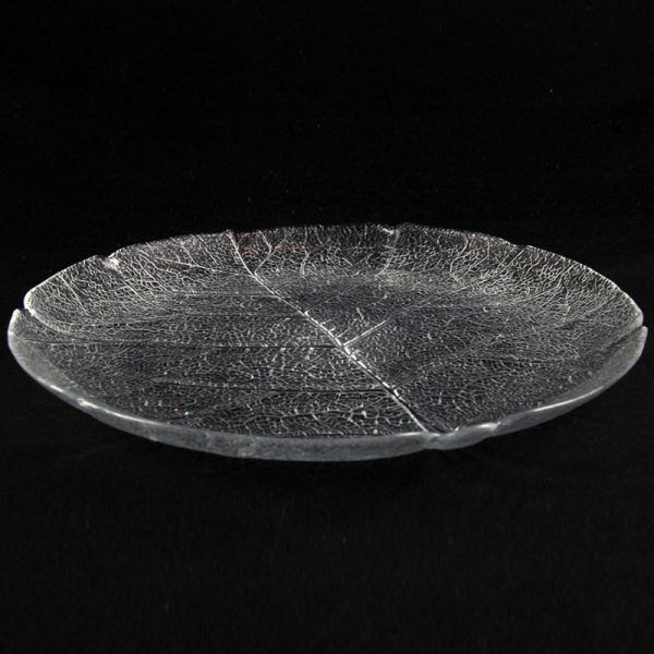 Platter Glass 13 " Round Aspen