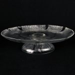 Glass Cake stand 13 " Diameter Aspen