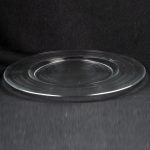 Glass Charger Plate Round Eclipse