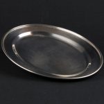 12" OVAL SERVICE FLAT