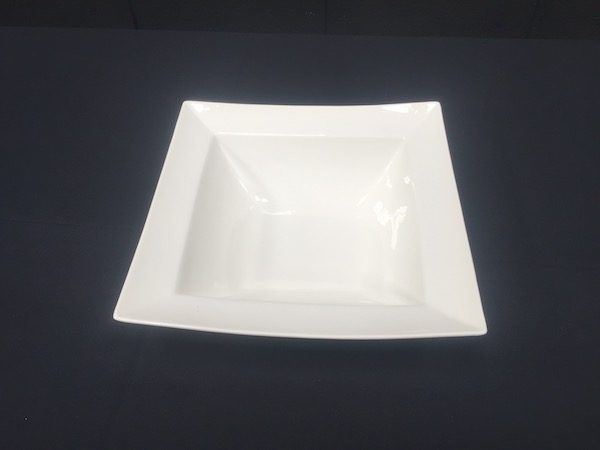 LUMINA SQUARE 10" BOWL (WIDE RIMMED)