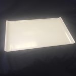 MELAMINE PLATTER WHITE 21" (530x330x25mm)