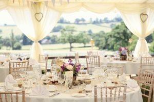 Marquee table hire