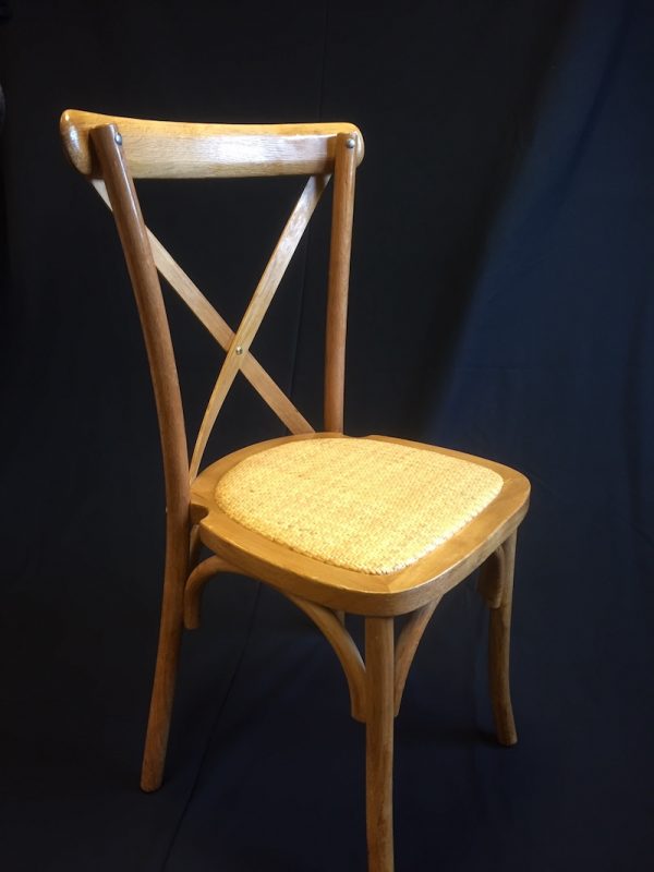 cross back chair hire